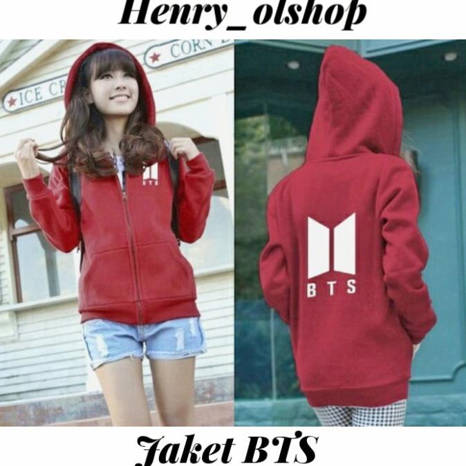 JAKET WANITA CANTIK FASHION KOREA BTS BAJU CEWEK REMAJA ANAK PEREMPUAN