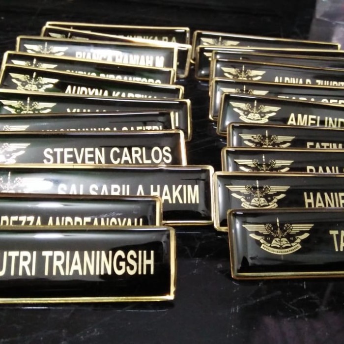 

Name TagNama Dada Bahan Kuningan Peniti-Magnet-PakuHarga Sama Promo Terbaru