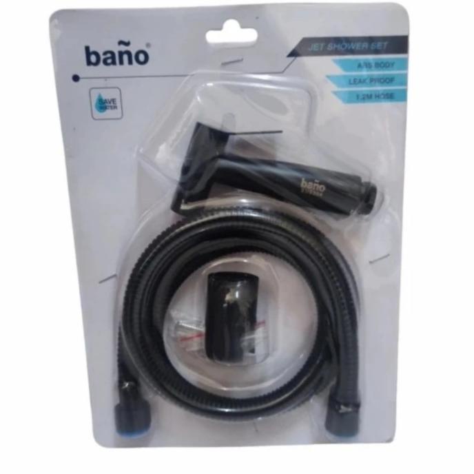 Jet shower toilet stainless hitam jet shower bano hitam