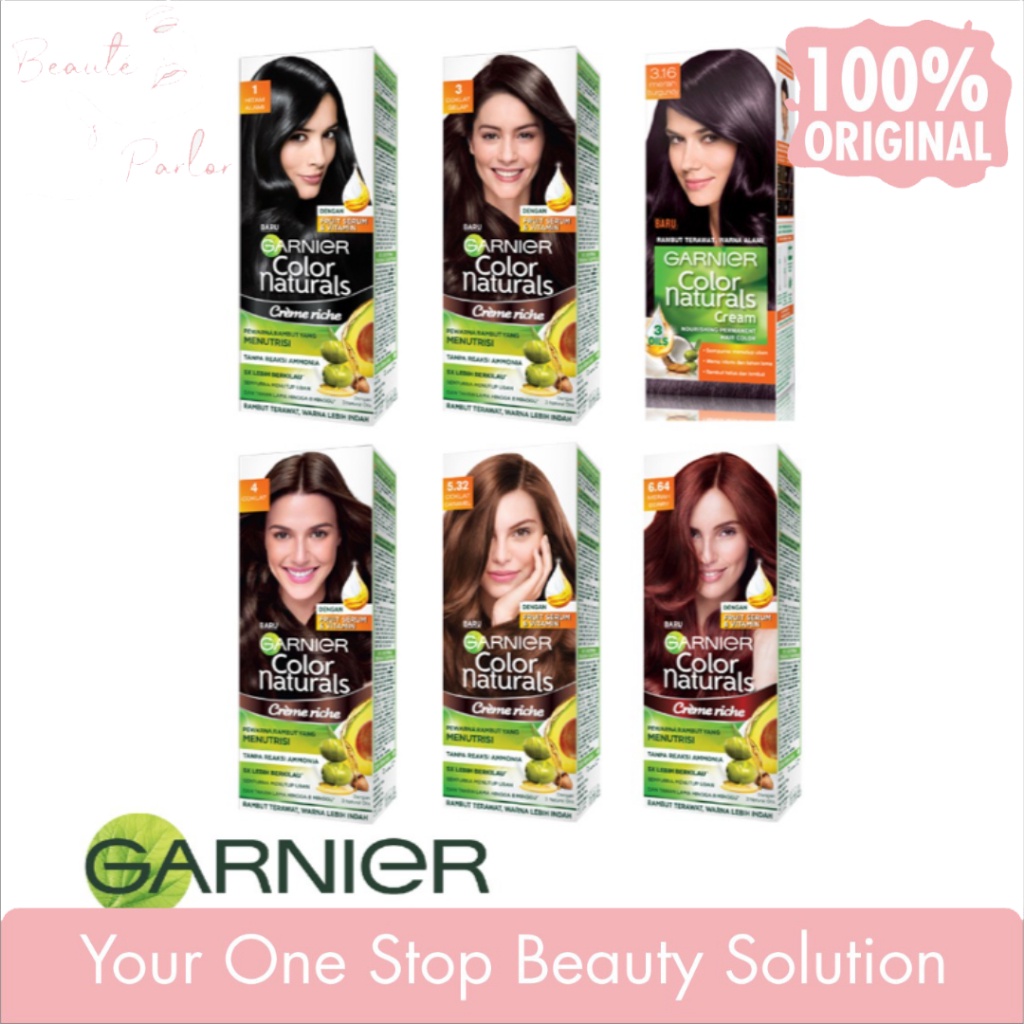 Garnier Naturals Ultra Color Box - Color Cream Cat Rambut I Cat Rambut Garnier Kotak