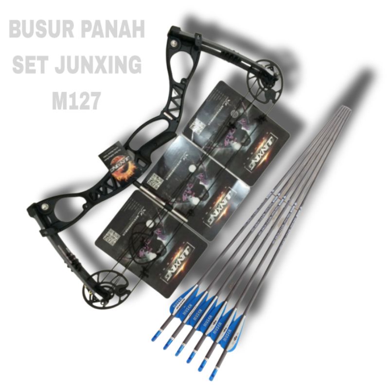 Compound Bow Set - Busur Compound Bow Junxing M127 Set