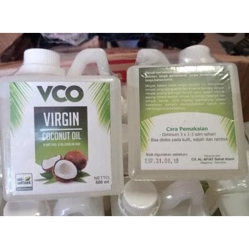 met VCO Al Afiat 500 ml | Virgin Coconut Oil Minyak Kelapa Murni Original