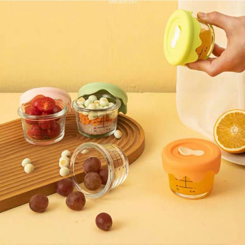 Mangkok mpasi / Wadah mpasi /Mangkok Kaca / MangkokBayi / Mangkok Makan Murah