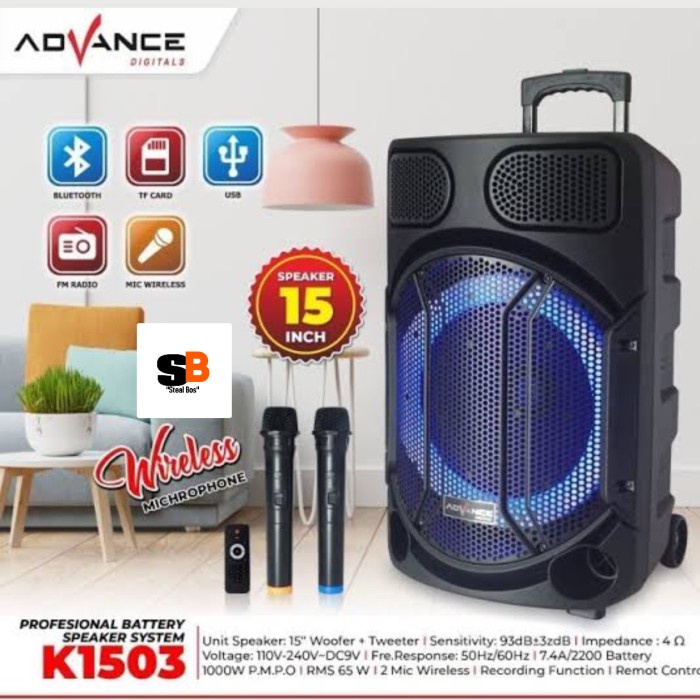 For Sale Speaker Aktif Advance 15 Inch / Speaker Advance 1503 Best Seller