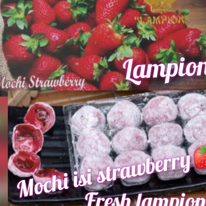 ren mochi sukabumi lampion kaswari mochi strawberry