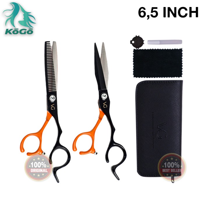 VG PROFESSIONAL GUNTING POTONG RAMBUT DAN GUNTING CUKUR RAMBUT 1 SET