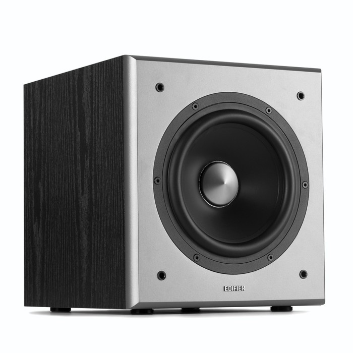 ✅New Ori Audio Powered Subwoofer Speaker Mobil T5 Rms 70W Mdf Hitam Edifier T5 Limited