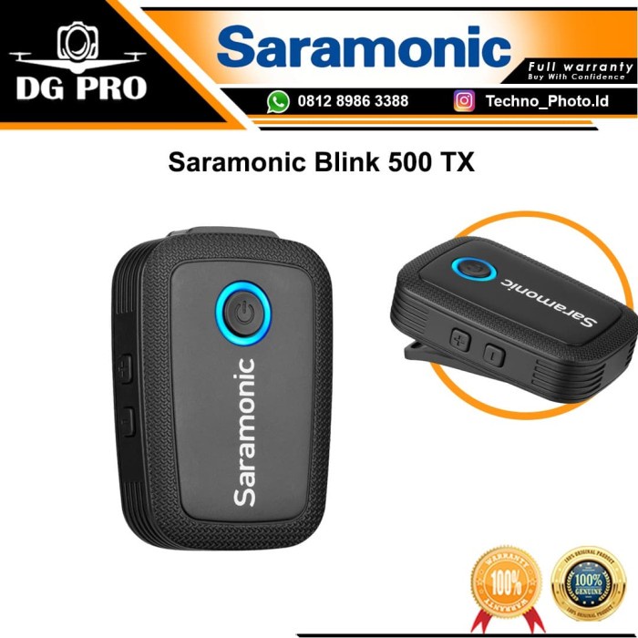 Saramonic Blink 500 Tx Wireless Clip-On Transmitter Blink500 Tx Resmi