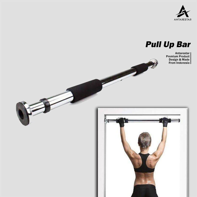 Pull Up Bar Adjustable 60-100 Cm /Alat Fitenss / Iron Gym / Tiang Pull Up