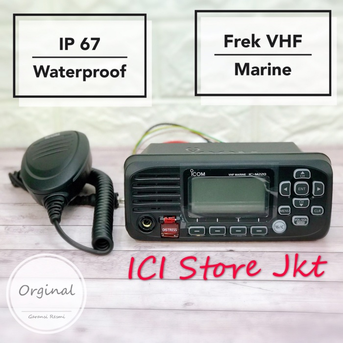 {AdeShop} Radio Rig Icom IC M 220 / icom m220 / icom marine Original Berkualitas