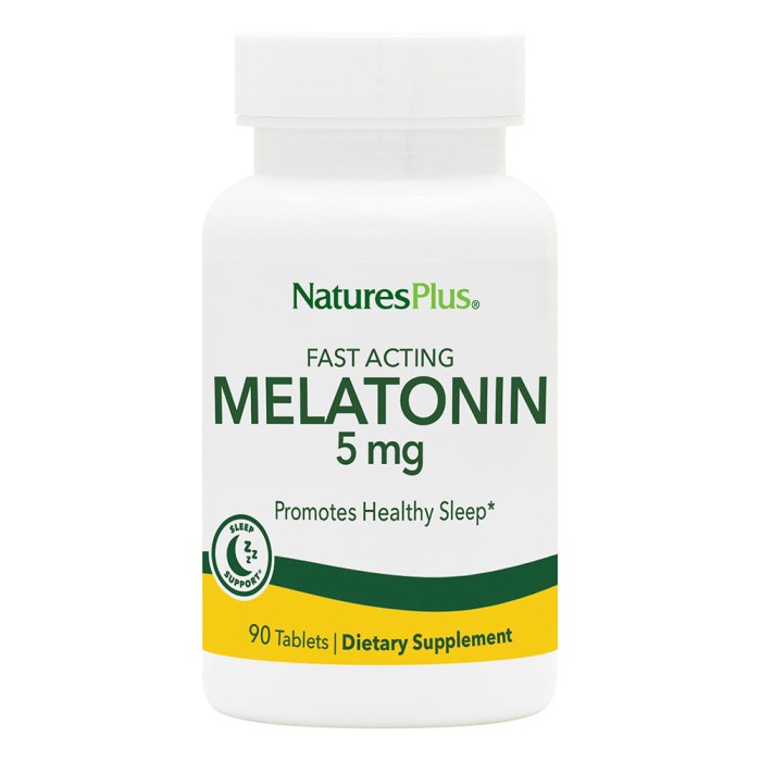 NOW Melatonin 5mg 5 mg 60 caps kapsul Suplemen Tidur Sleep Supplement