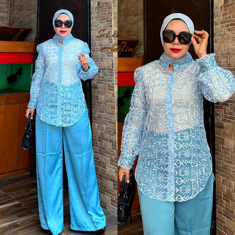 satu set baju dan celana//muslim//kebaya//modren//wisuda