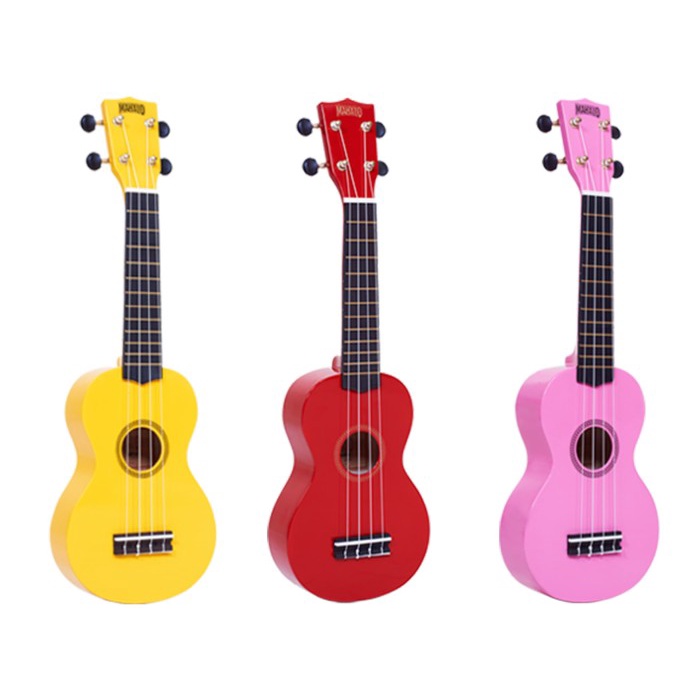 Ukulele - Ukulele Mahalo Rainbow Red-Pink-Yellow