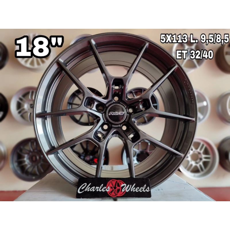 VELG BARU RAYS HRE G028 RING 18