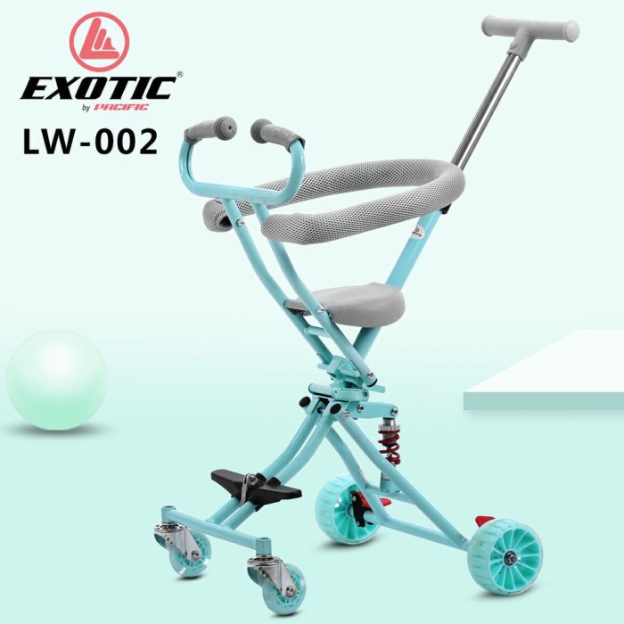 Promo Traveller Exotic Magic Stroller Lw-002 Roda 4