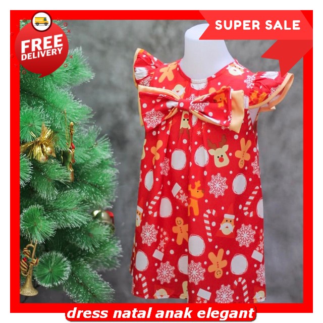 Baju Kondangan Mewah Dress Natal Anak Perempuan Import Dreas Snak 7 Taun Terbaru Baju Natal Anak Per