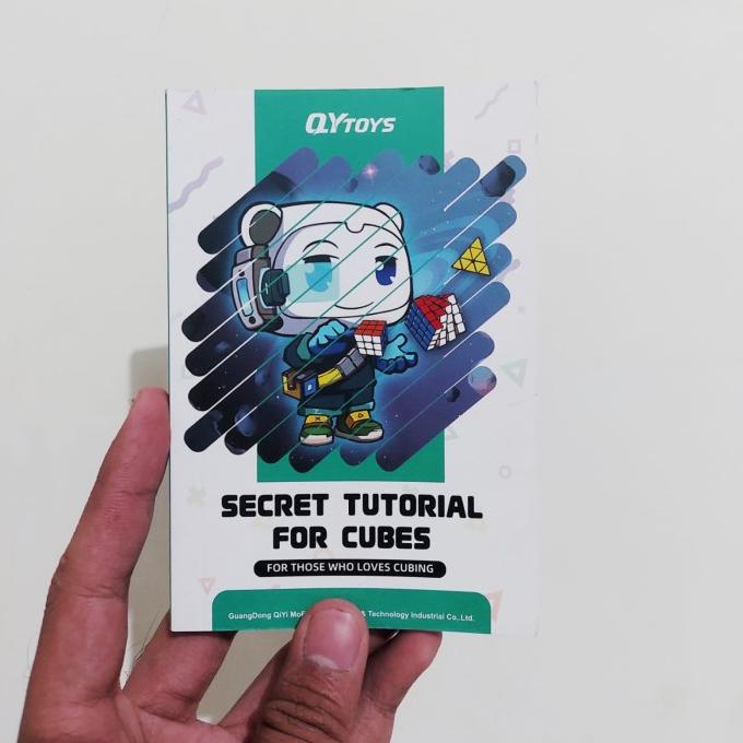 Gratis Ongkir Buku Rumus Rubik 2x2 3x3 CFOP 4x4 Merk Qiyi Versi Bahasa Inggris Limited Edition (tri0