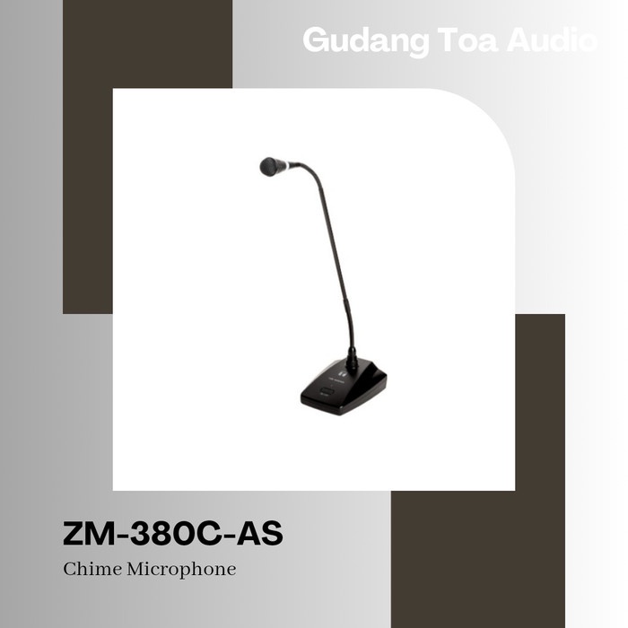 Toa Mic paging, chime microphone mikrofon paging ZM-380C ZM 380 C