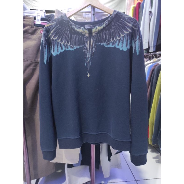 crewneck marcelo burlon warna hitam second