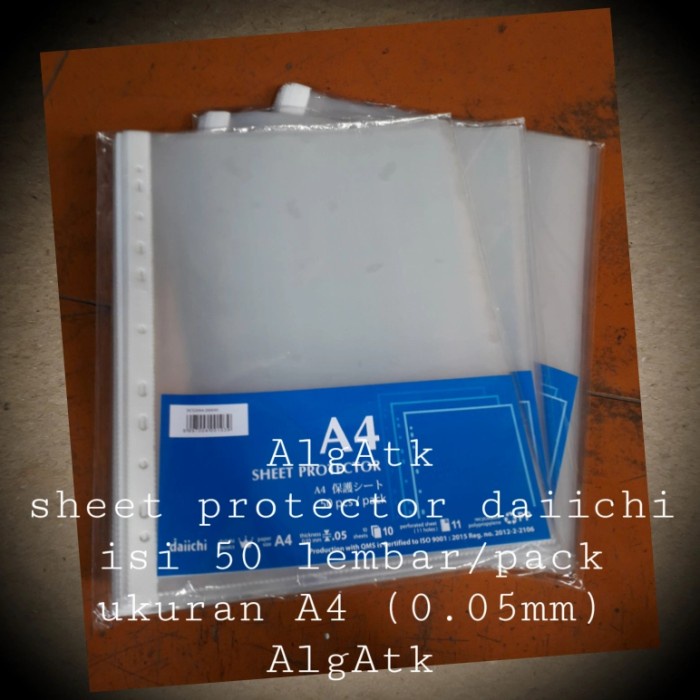 

For Sale Display Book Pp Pocket Daiichi Size A4 Isi 50 Lembar. Diskon