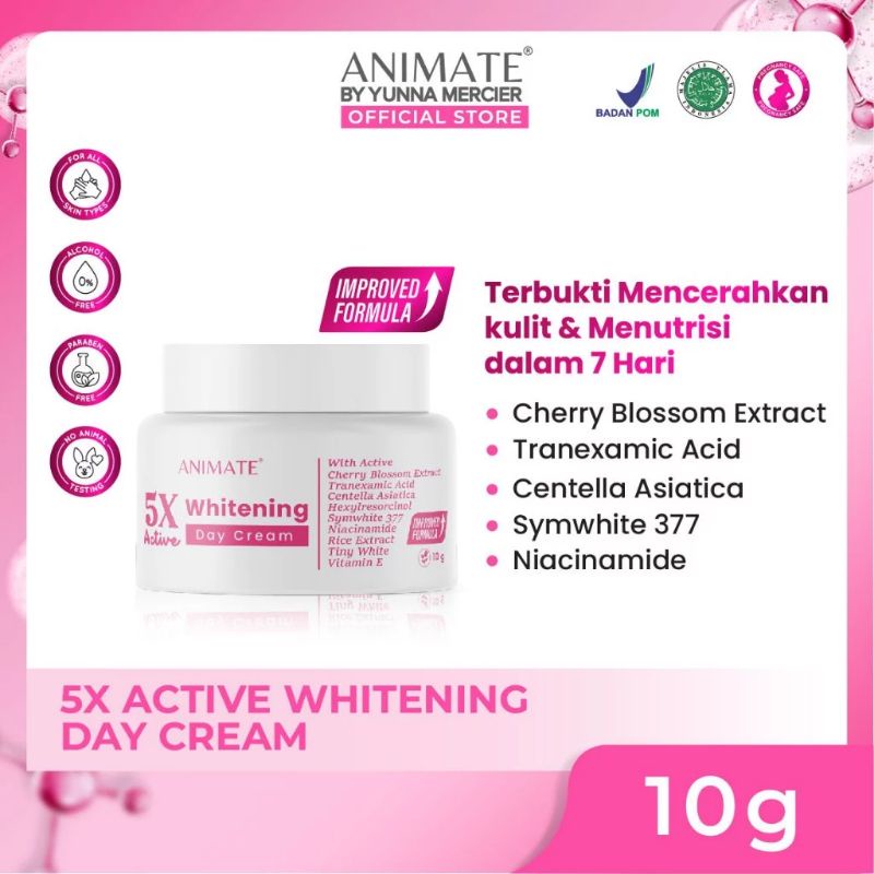 Animate Whitening Day cream | Krim siang murah | Krim siang animate