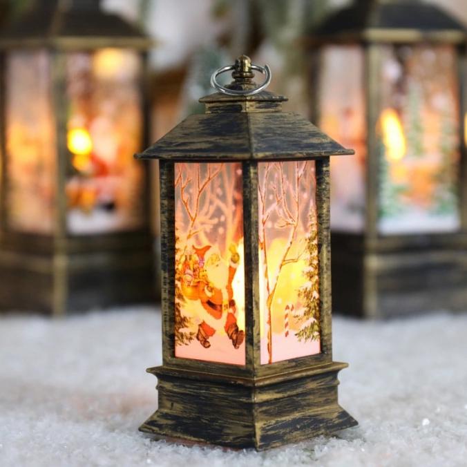 

Best Seller Lentera Souvenir Natal Murah Santa Snowman Christmas Gift Kado Natal Terbaik