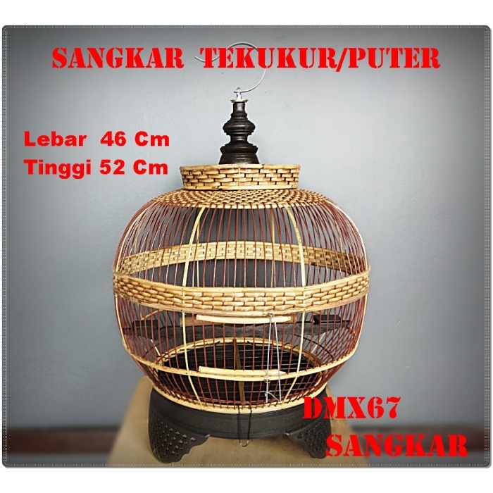 Promo Kandang Burung Perkutut Puter Pelung/Tekukur Rotan