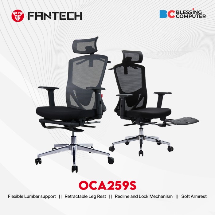 FANTECH OCA259S OFFICE CHAIR / FANTECH OCA259 S / FANTECH OCA 259 S