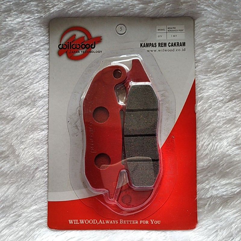 Dispad depan megapro new / verza cb 150 cbr 100% Ori WILWOOD