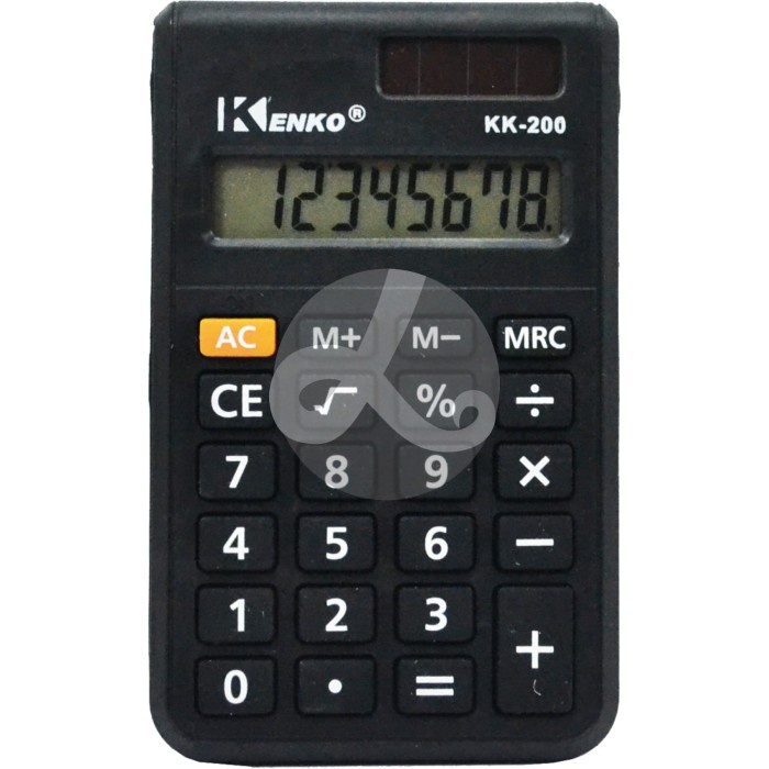 

Kalkulator Kenko Pocket Practical Calculator Kenko KK-200 KK-200 Kenko