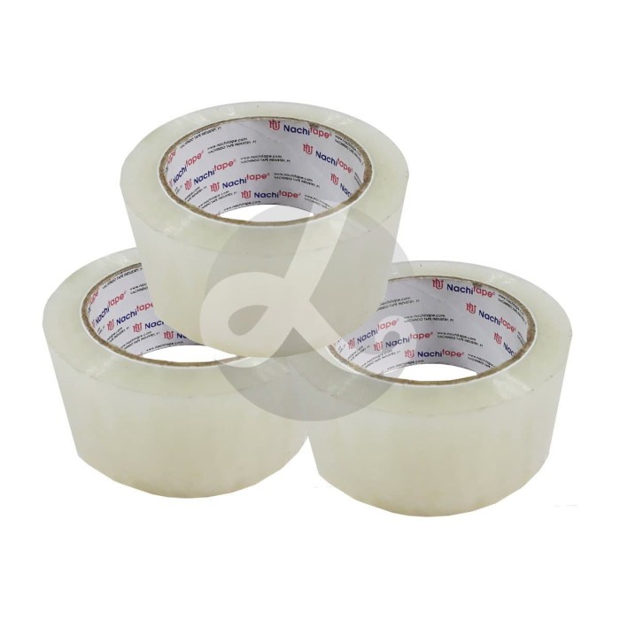 

Nachi Tape Lakban Bening Putih Selotip Isolasi 48 mm Solasi Bening