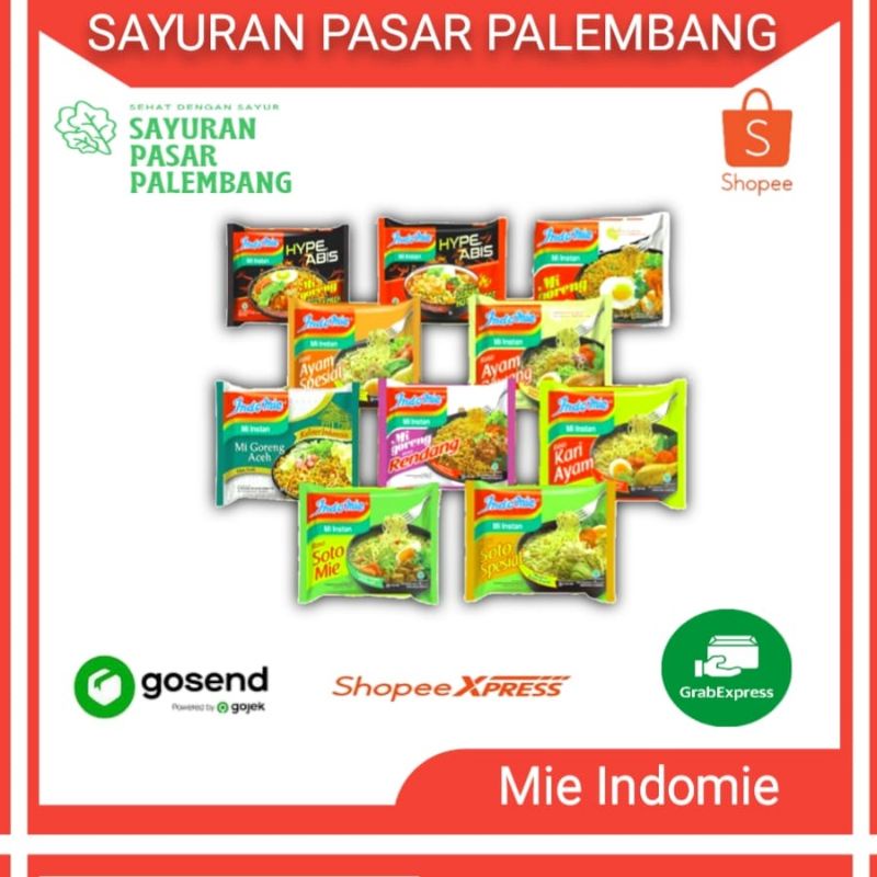 

Mie Goreng Indomie - Sayuran Pasar Palembang