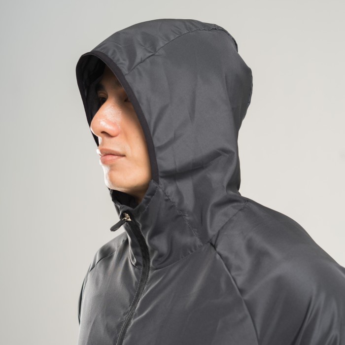 Terrel Basic Windbreaker Jacket Dark Grey