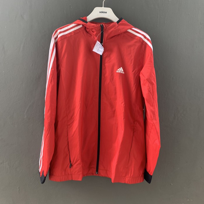 Jacket Run Windbreaker Red Original Authentic