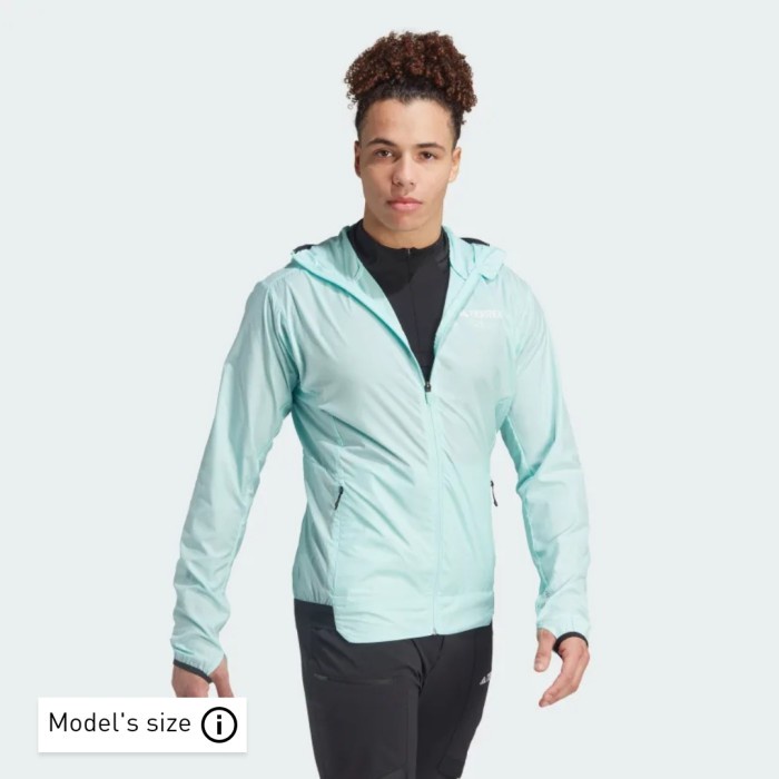 Jaket Lari Original Terrex Windbreaker Stow Pocket Not Salomon