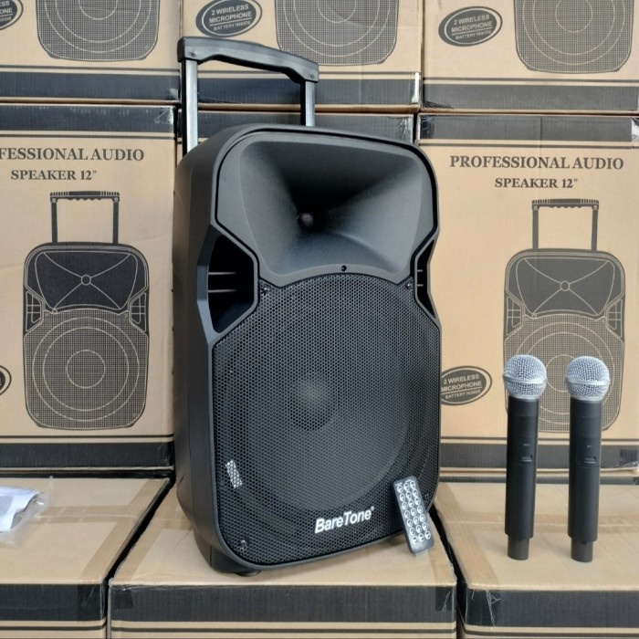 Speaker Aktif Portable Baretone 12 Inch Max12Al Bluetooth Wireless
