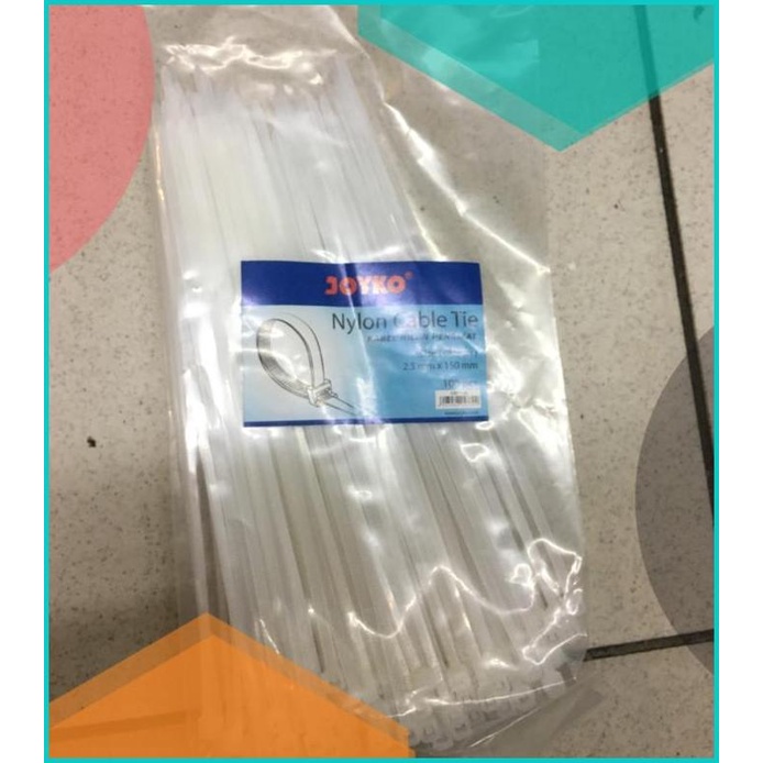 

Kabel Tis Kabel Ties Insulock 150mm 15cm Insulok JYK Putih Nylon 20JV