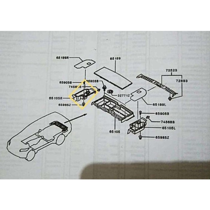 Box Cargo Bagasi Belakang Asli Mitsubishi All New Pajero Sport ANPS star