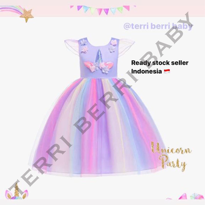 Baju Anak Perempuan 1 Tahun 5 6 Laki2 2 3 7 Dress Kostum Lucu Import Gaun Ultah Bocah Remaja Lengan 