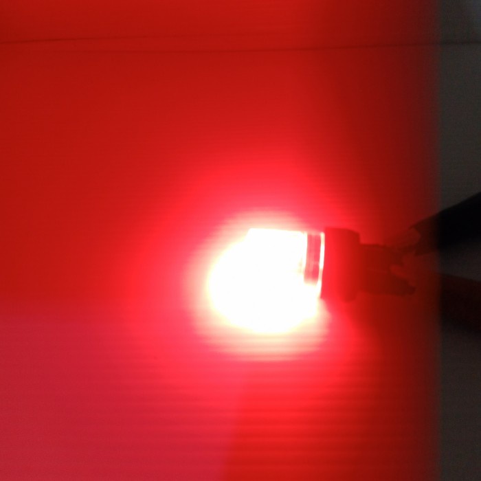 Lampu bohlamp LED Rem stop kaki 2 bulat model Mika LED mobil merah star
