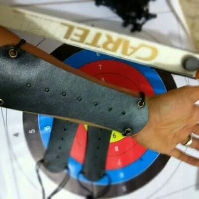 Promo Arm Guard Panjang Kulit Asli /Panahan /Archery