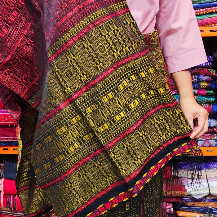 Sahi Songket Tumtuman Tanpa Sambungan Sarung Tts Asli Tarutung