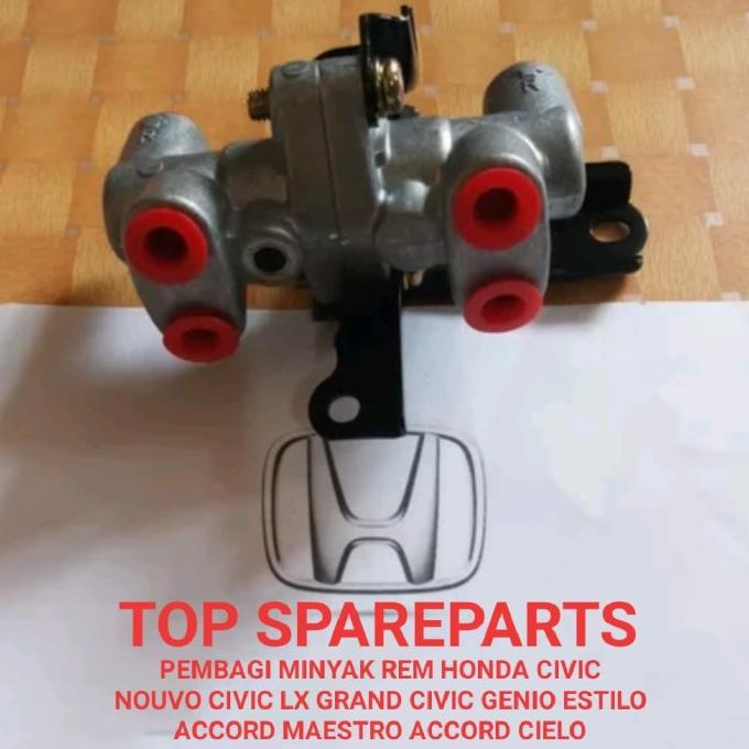 Brake Valve Assy Pembagi Minyak Rem Civic Genio Accord Maestro Cielo