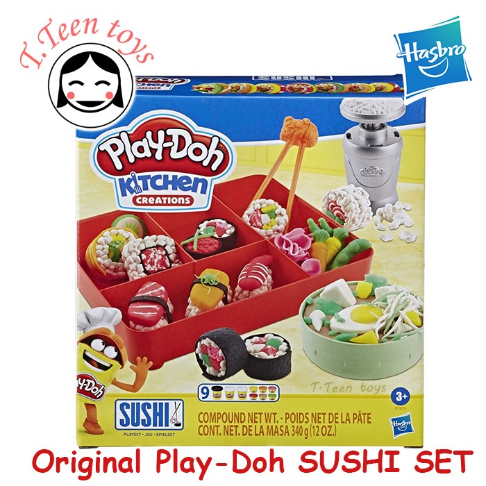 PLAY DOH SUSHI SET / PLAYDOH KITCHEN CREATIONS /PLAY-DOH PLAY DOUGH