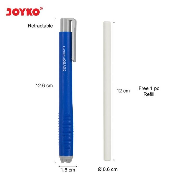 

Mechanical Eraser / Penghapus Cetek Cetek Mekanik Bonus Refill Mer-114 Kode 543