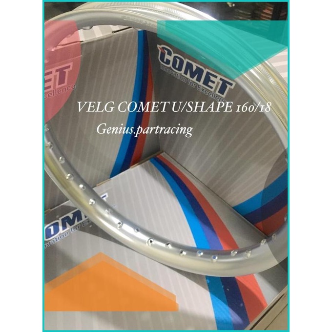 VELG COMET U/SHAPE 160/18 RING 18 WARNA SILVER ORIGINAL COMET 20JVLZ3