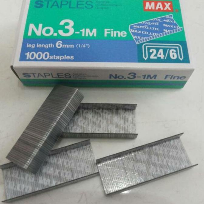 

Isi Staples Max Besar No. 3-1M / Refill Stapler No.3 1M Original Kode 98