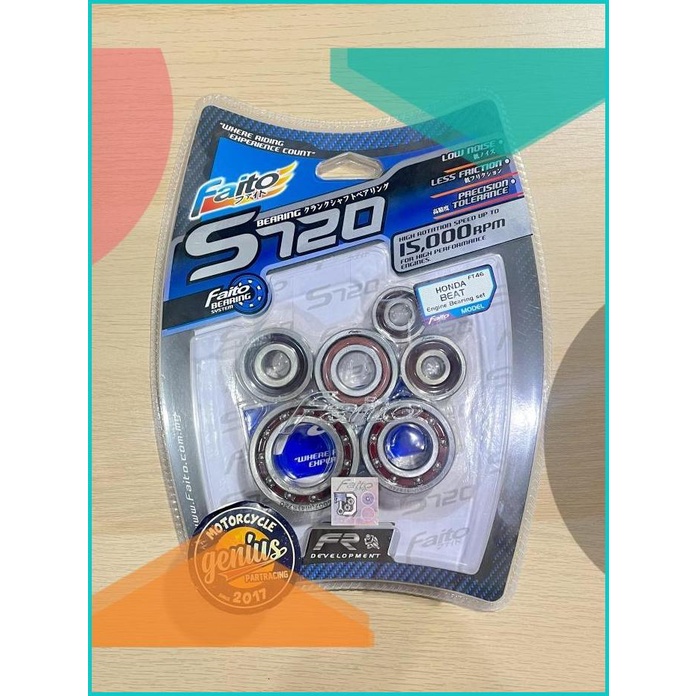 Laher Kruk As / Bearing Gardan FAITO (S720) Beat Fi-Karbu-Scoopy Fi 2