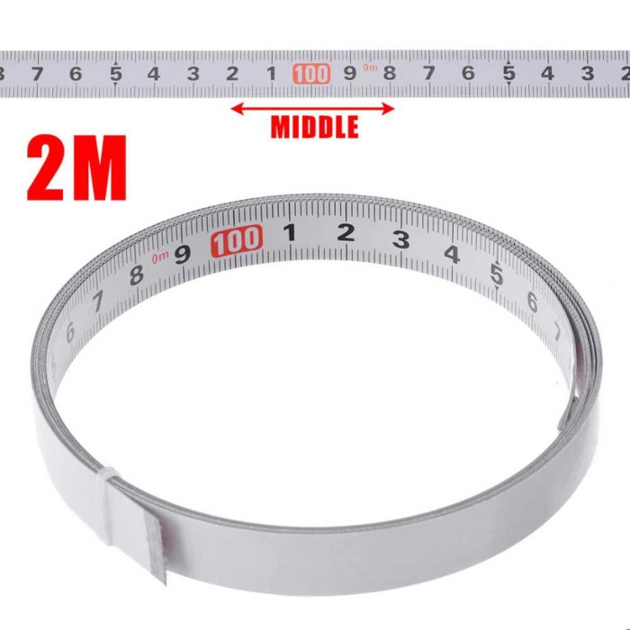 

Meteran Penggaris Miter Saw Tape Measure Self Adhesive -MG09
