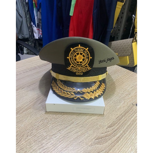 TOPI PET PDU SATPOL-PP | BAHAN  ASLI SATPOL PP UNTUK ESELON 2